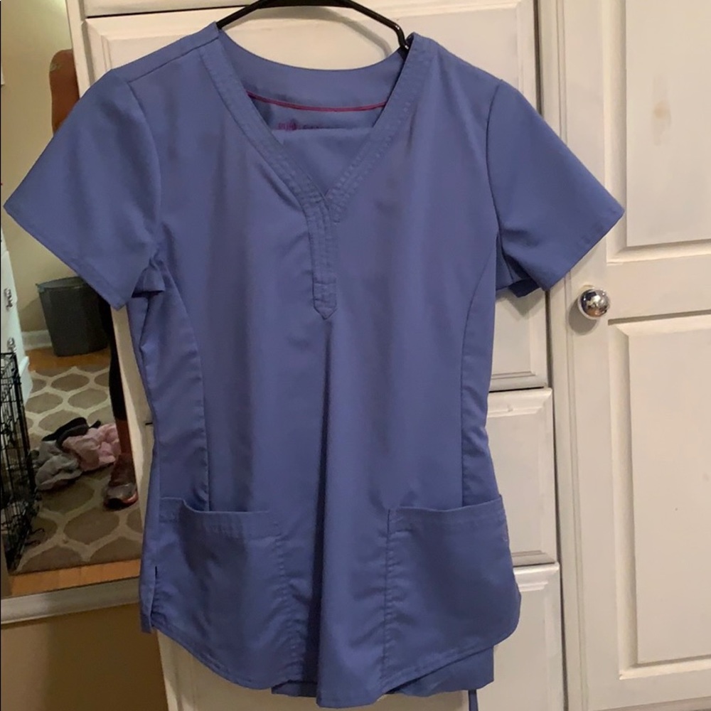 Purple label scrubs
